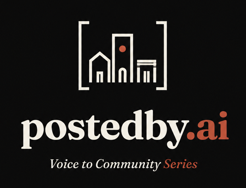 Voice to Community Series by postedby.ai